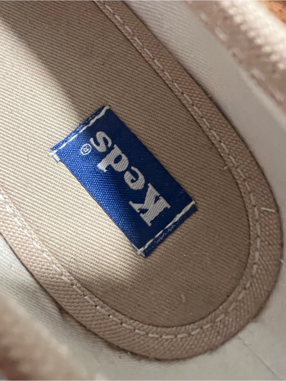 Keds Canvas Sneakers in Beige with White Accents size 9 women NEW - Picture 12 of 12